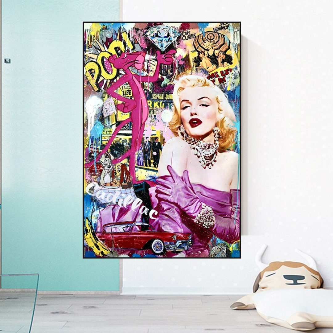 ChandeliersDecor.com-Wall Posters-Cadillac Marilyn Poster Collection – Automotive Decor