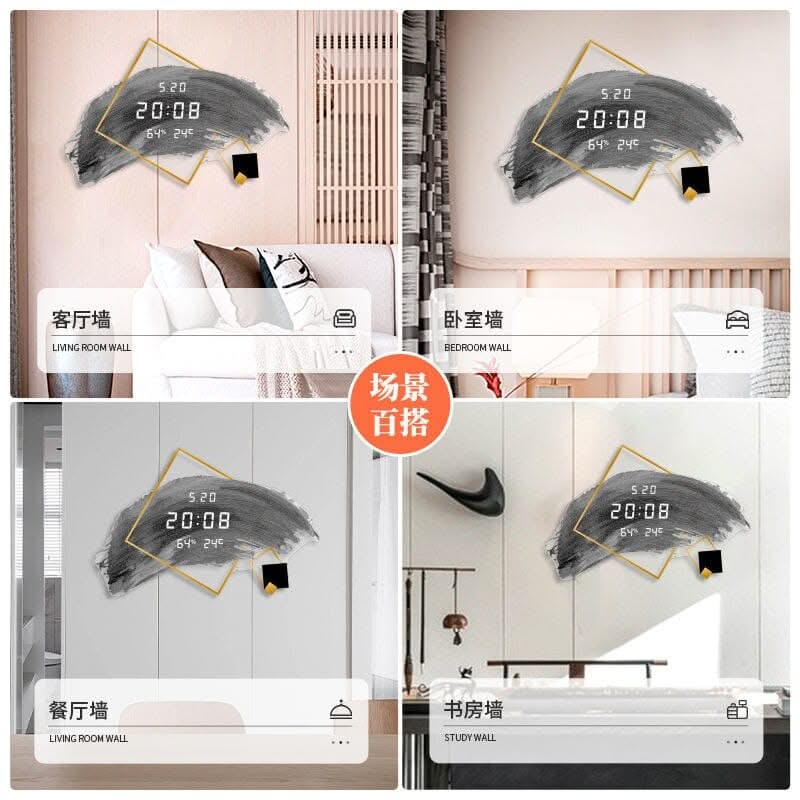 Calendar Display Clock: Accurate Timekeeping and Scheduling-ChandeliersDecor.com