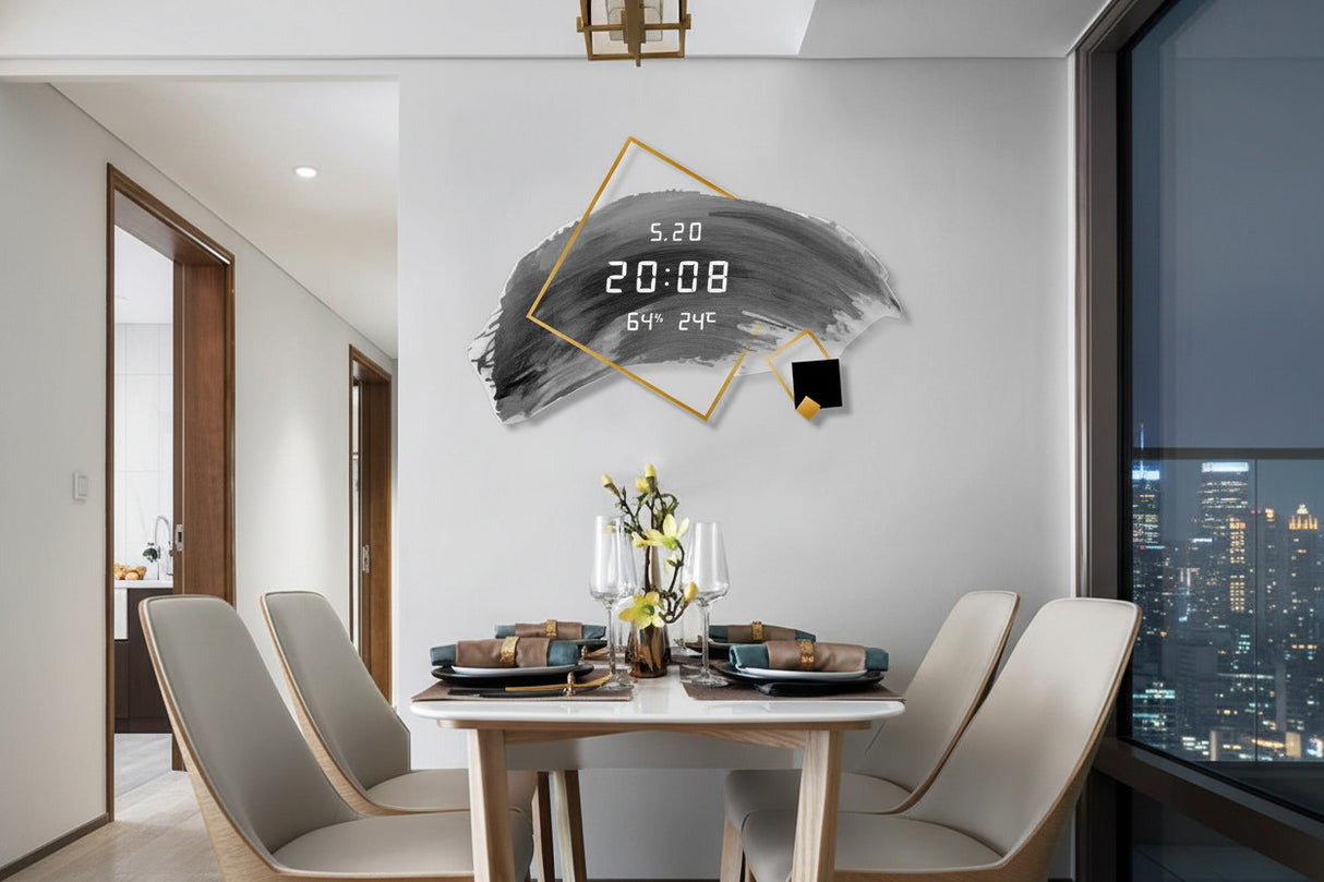 Calendar Display Clock: Accurate Timekeeping and Scheduling-ChandeliersDecor.com
