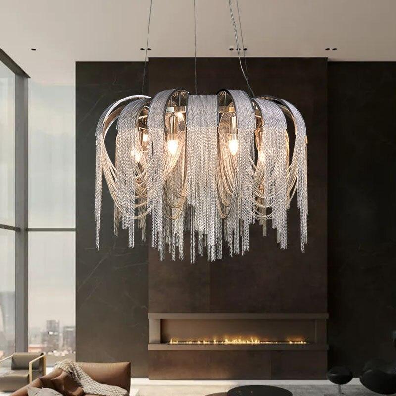 Chain Chandelier: Elegant Lighting Fixture for Modern Spaces-ChandeliersDecor.com