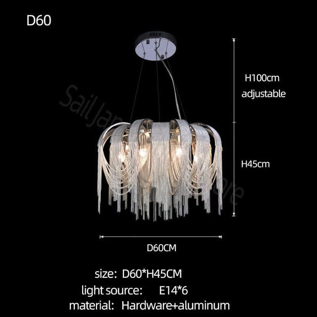 Chain Chandelier: Elegant Lighting Fixture for Modern Spaces-ChandeliersDecor.com