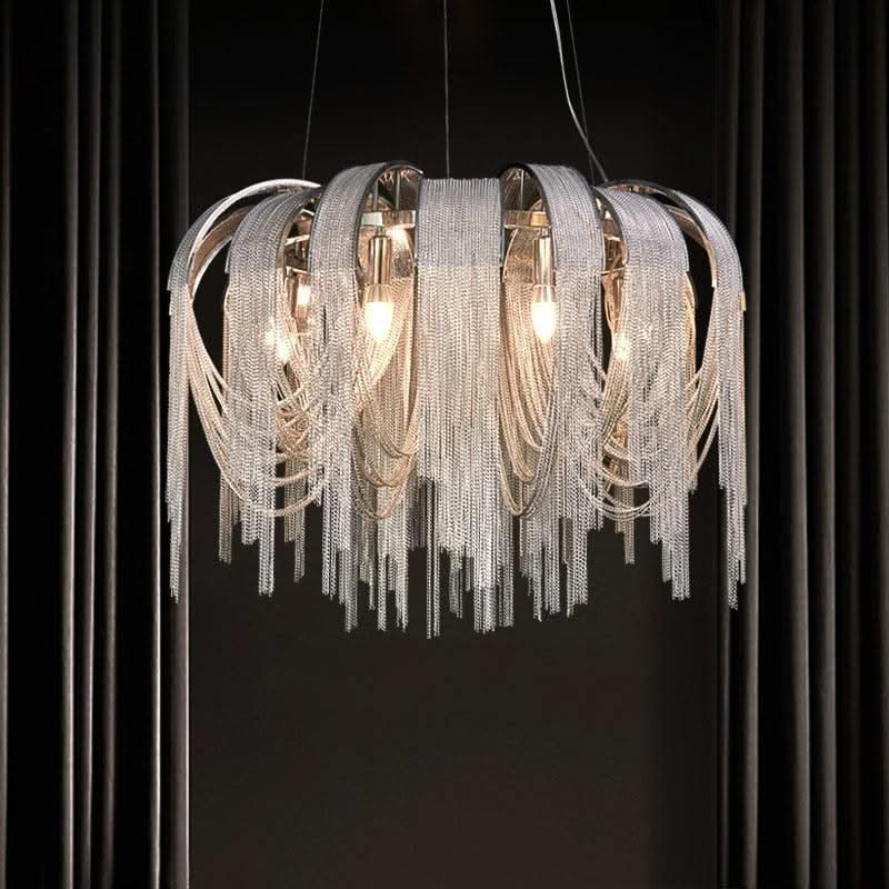 Chain Chandelier: Elegant Lighting Fixture for Modern Spaces-ChandeliersDecor.com