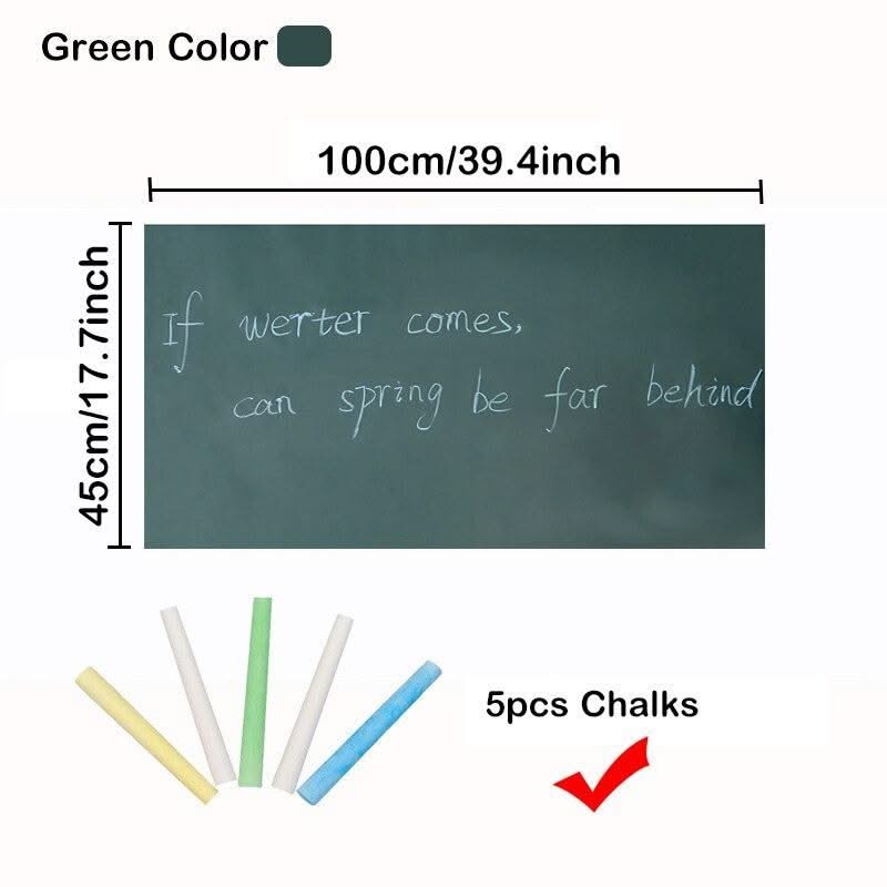 ChandeliersDecor.com-Home Decor Decals-Chalk board Wall Stickers | Blackboard Wall Decal for kids