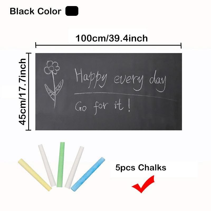 ChandeliersDecor.com-Home Decor Decals-Chalk board Wall Stickers | Blackboard Wall Decal for kids