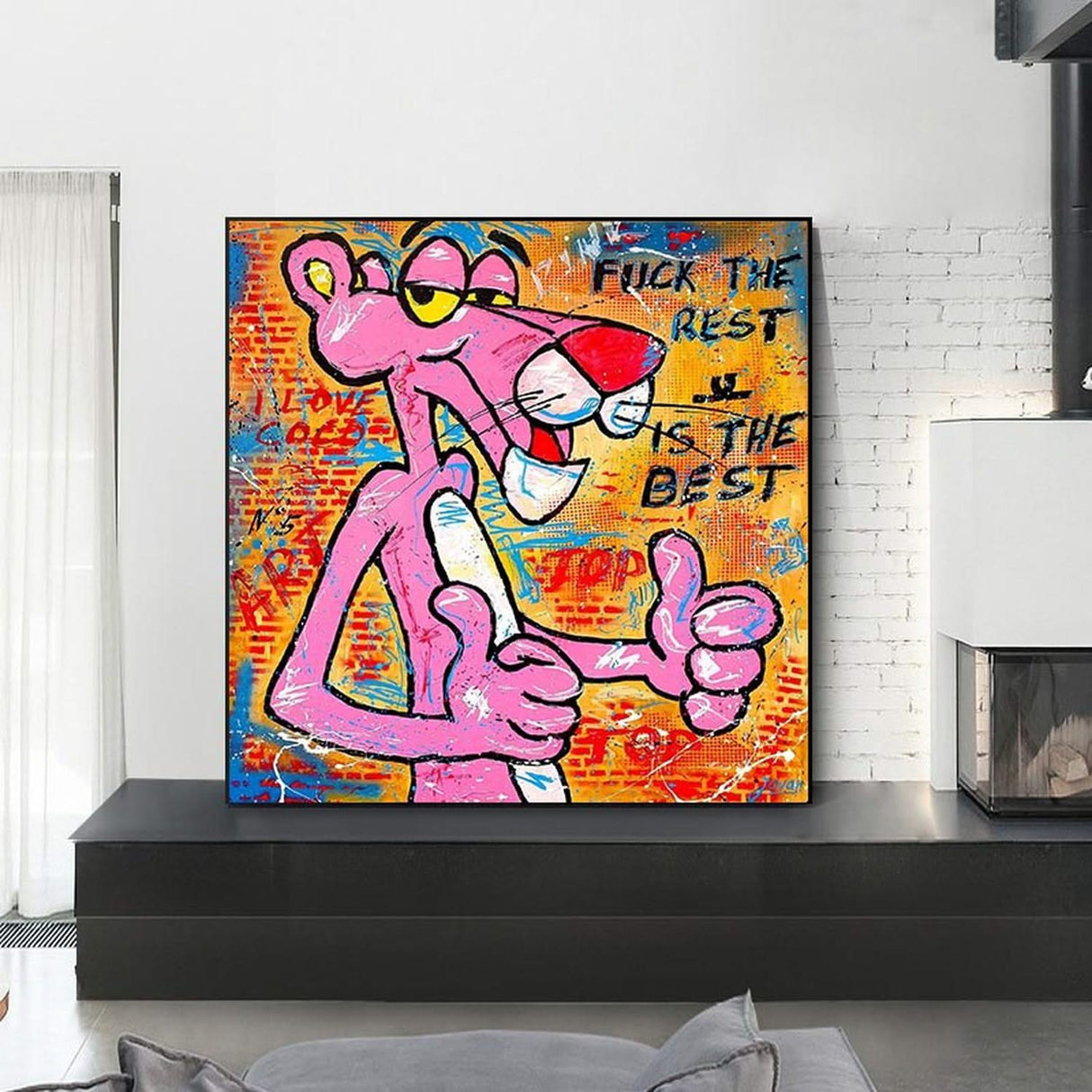 Chanel: Pink Panther Canvas Art - The Best-ChandeliersDecor.com