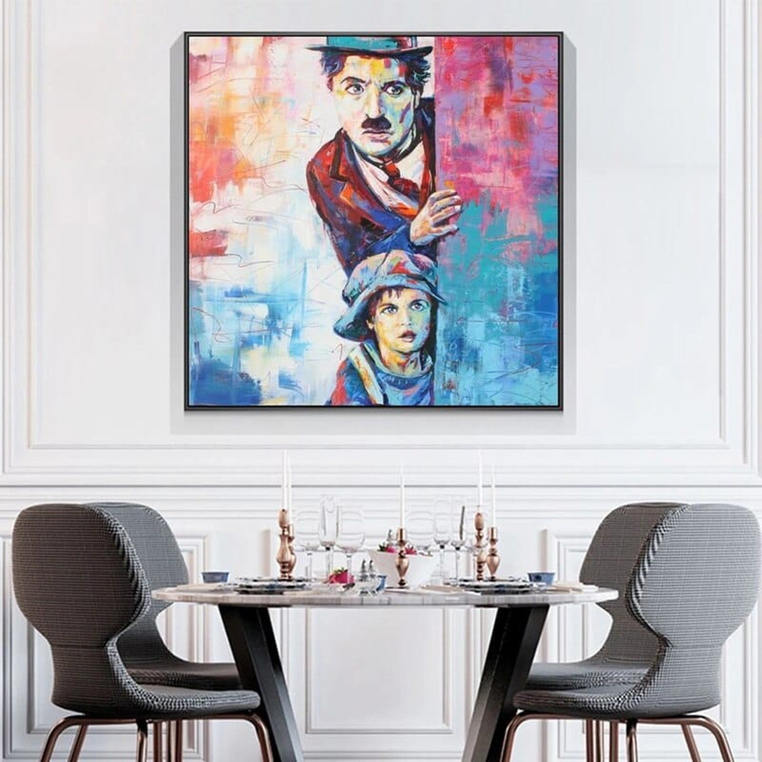 ChandeliersDecor.com-Wall Posters-Charlie Chaplin Art: Embrace the Icon's Timeless Style