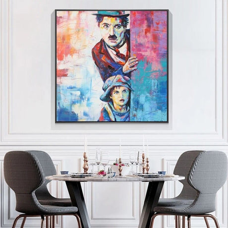 ChandeliersDecor.com-Wall Posters-Charlie Chaplin Art: Embrace the Icon's Timeless Style