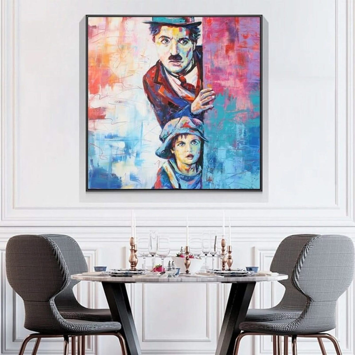Charlie Chaplin Art: Embrace the Icon's Timeless Style-ChandeliersDecor.com
