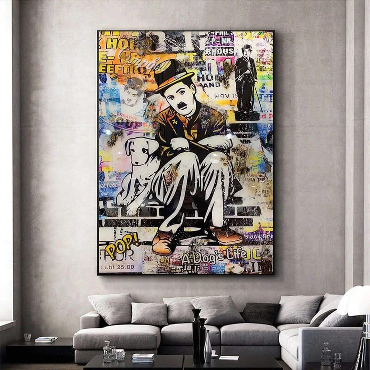 Charlie Chaplin Dogs Life Art: Discover Exquisite Pieces-ChandeliersDecor.com