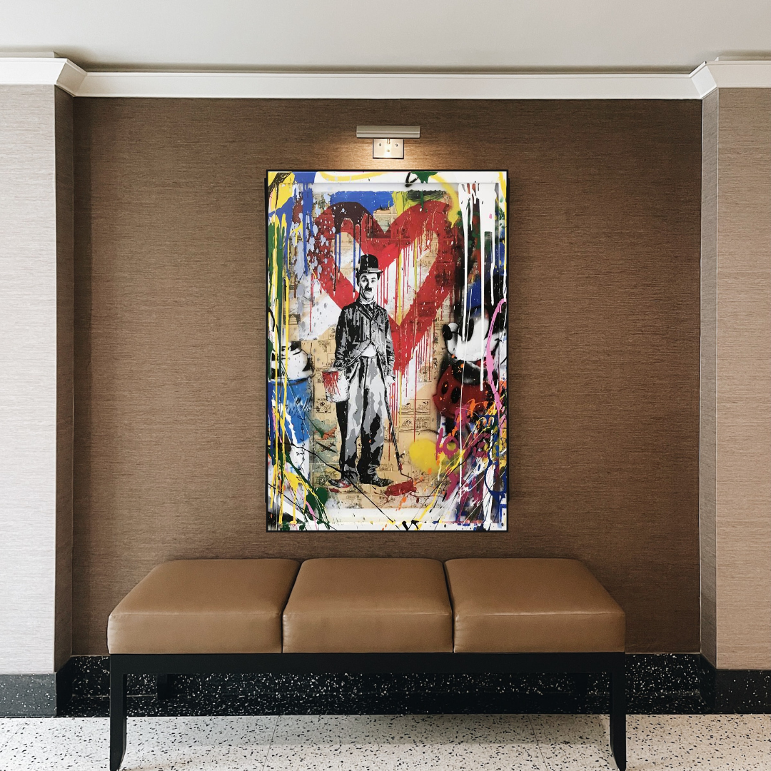 Charlie Chaplin Poster: The Icon of Silent Cinema-ChandeliersDecor.com