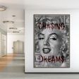 ChandeliersDecor.com-Wall Posters-Chasing Dreams: Marilyn Poster - Uncover Iconic Beauty