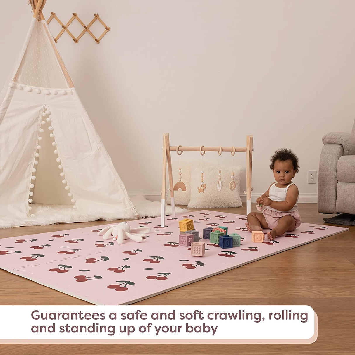 ChandeliersDecor.com-Play Mats-Cherry Design Babies: Play Mat Puzzle Tiles