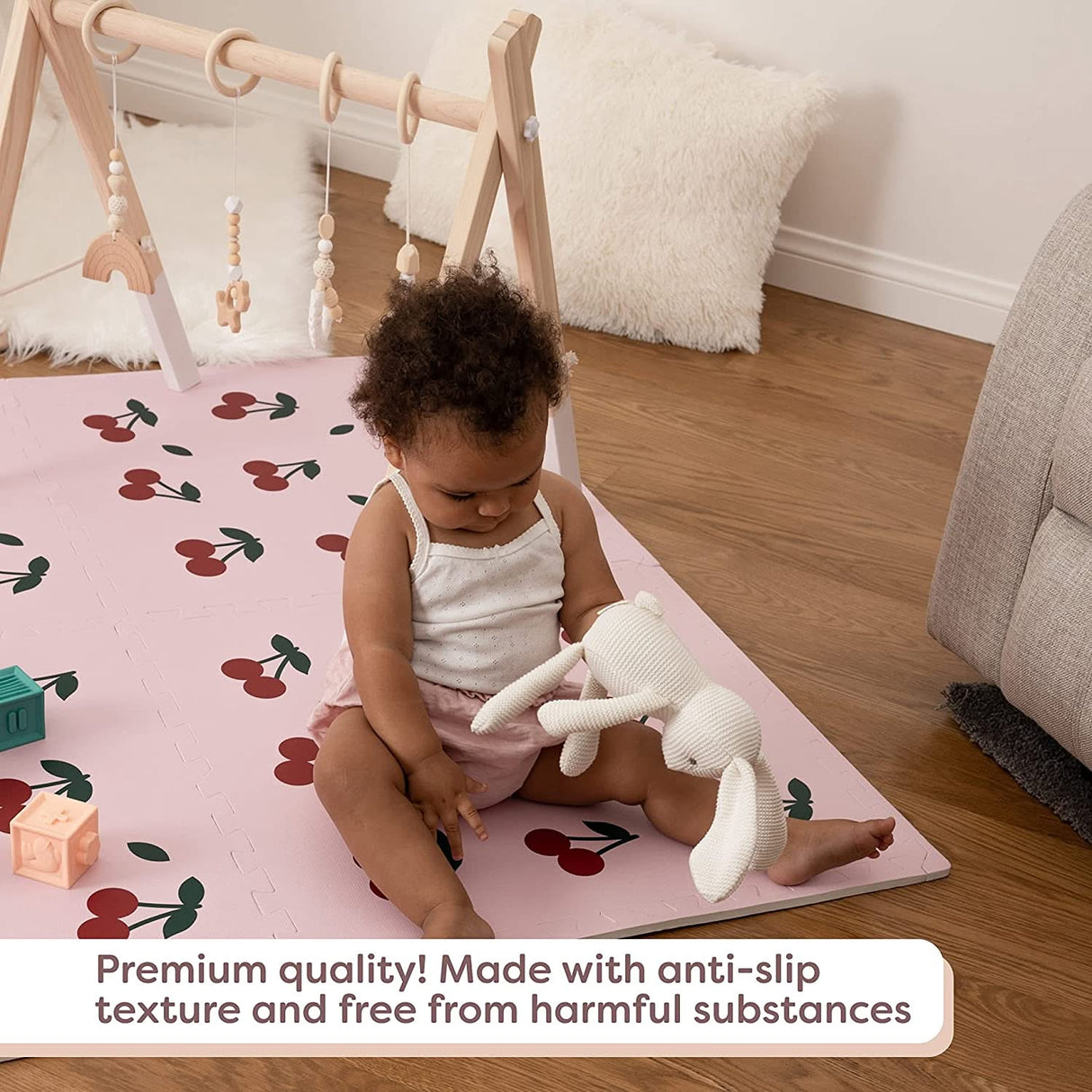 ChandeliersDecor.com-Play Mats-Cherry Design Babies: Play Mat Puzzle Tiles