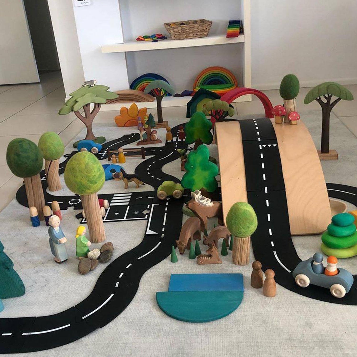 ChandeliersDecor.com-0-Children Way To Play Road Motorway Toys Puzzle
