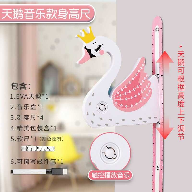 ChandeliersDecor.com-Home Decor Decals-Childrens Height Ruler - 3D Kids Growth Chart Wall Sticker