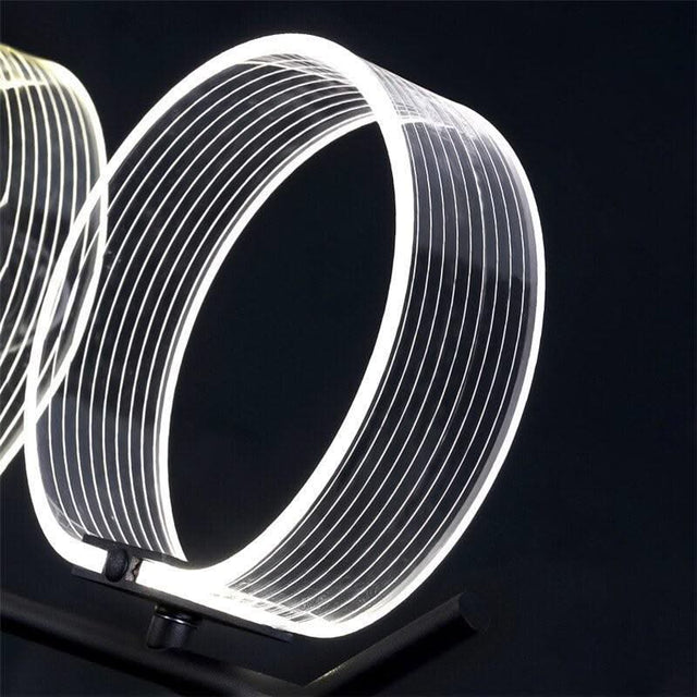ChandeliersDecor.com-Kitchen Island-Circular Rings Kitchen Lightings: Stylish Fixtures