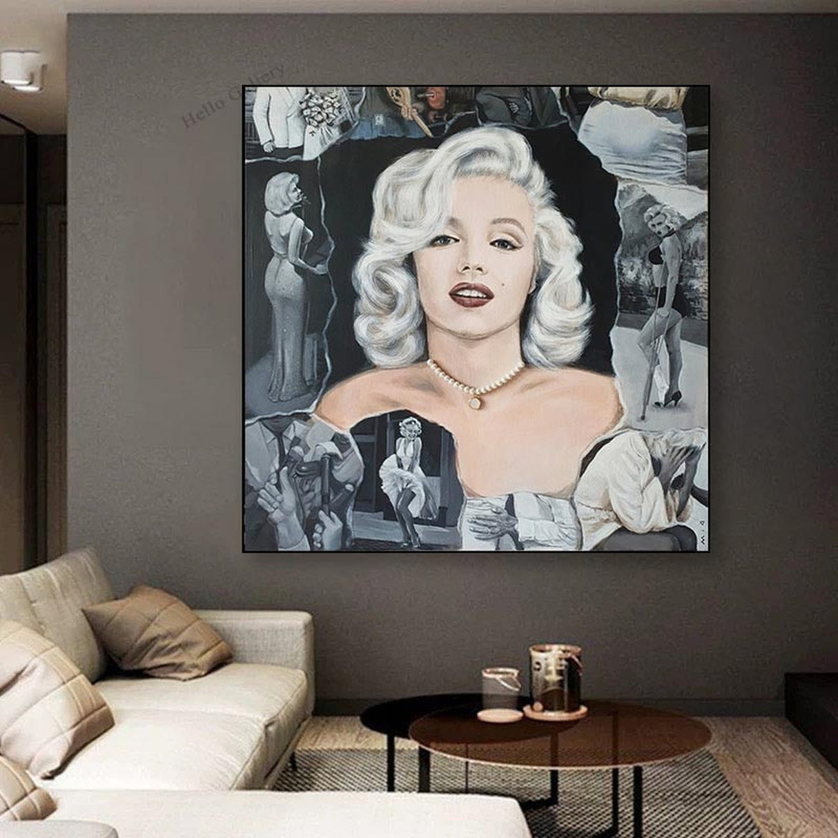 ChandeliersDecor.com-Wall Posters-Classic Black and White Marilyn Poster - Limited Edition