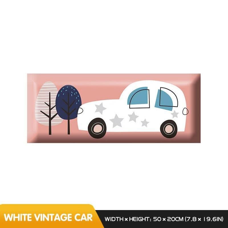 ChandeliersDecor.com-Padded Walls-Classic Car Race Kids Wall Padded Safety Cushions