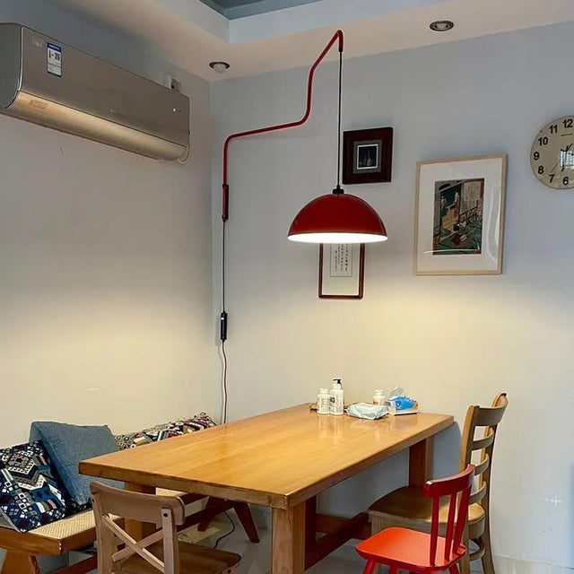 Classic Long Arm Adjustable Pendant Wall Light-ChandeliersDecor.com