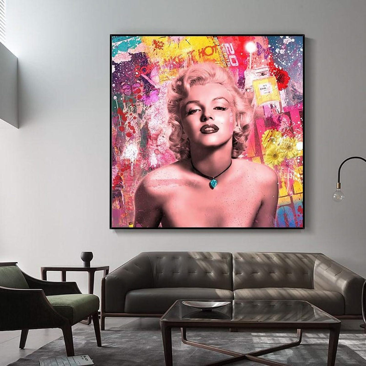 Classic Pose Marilyn Poster for Timeless Elegance-ChandeliersDecor.com