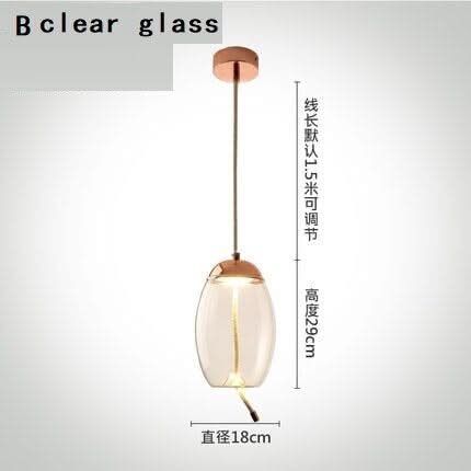 Clear Glass Pendant Light for Captivating Ambiance-ChandeliersDecor.com