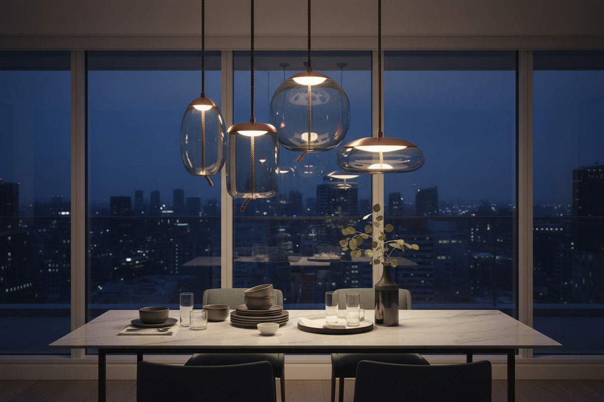 Clear Glass Pendant Light for Captivating Ambiance-ChandeliersDecor.com