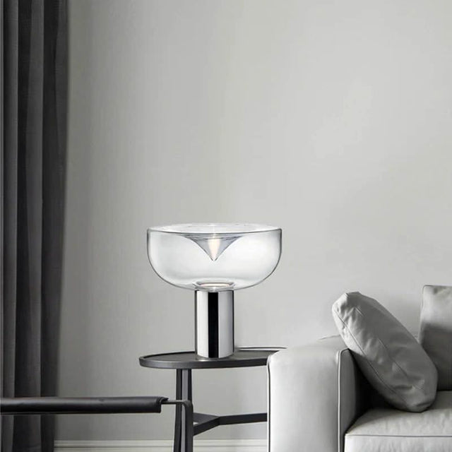Clear Glass Swirl Lamp-ChandeliersDecor.com