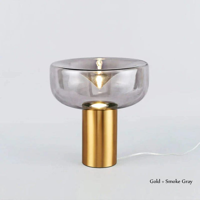Clear Glass Swirl Lamp-ChandeliersDecor.com