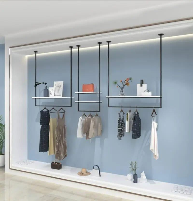 Clothing Display Rack Wall Suspender-ChandeliersDecor.com