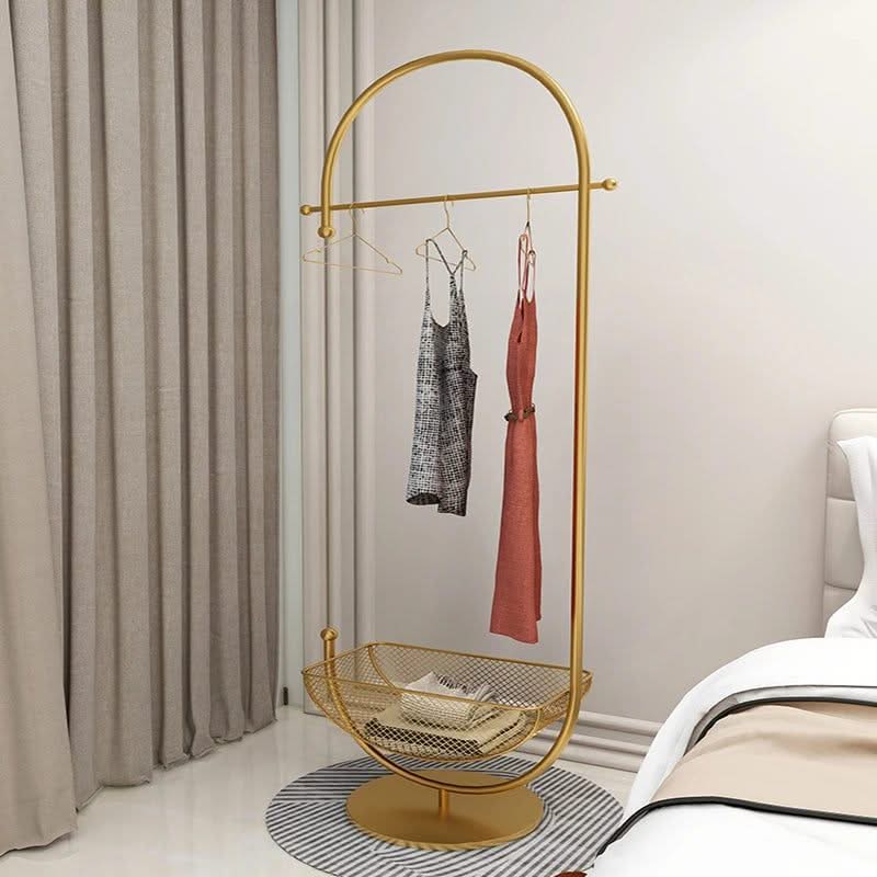 Clothing Rack Floor Standing Valet Corner-ChandeliersDecor.com