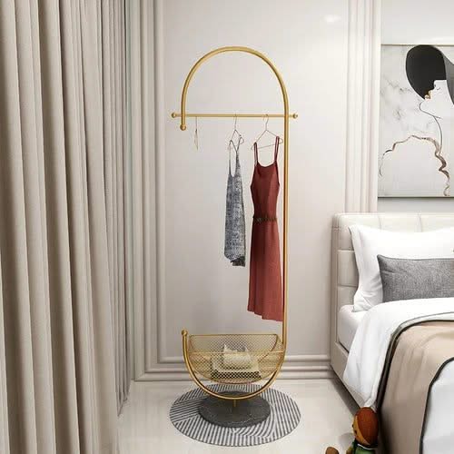 Clothing Rack Floor Standing Valet Corner-ChandeliersDecor.com