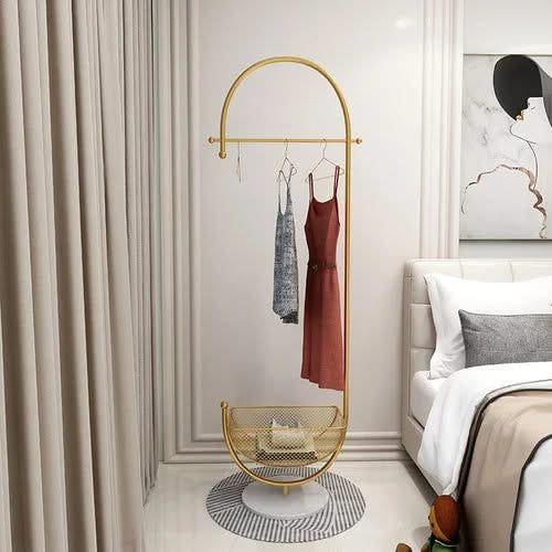 Clothing Rack Floor Standing Valet Corner-ChandeliersDecor.com