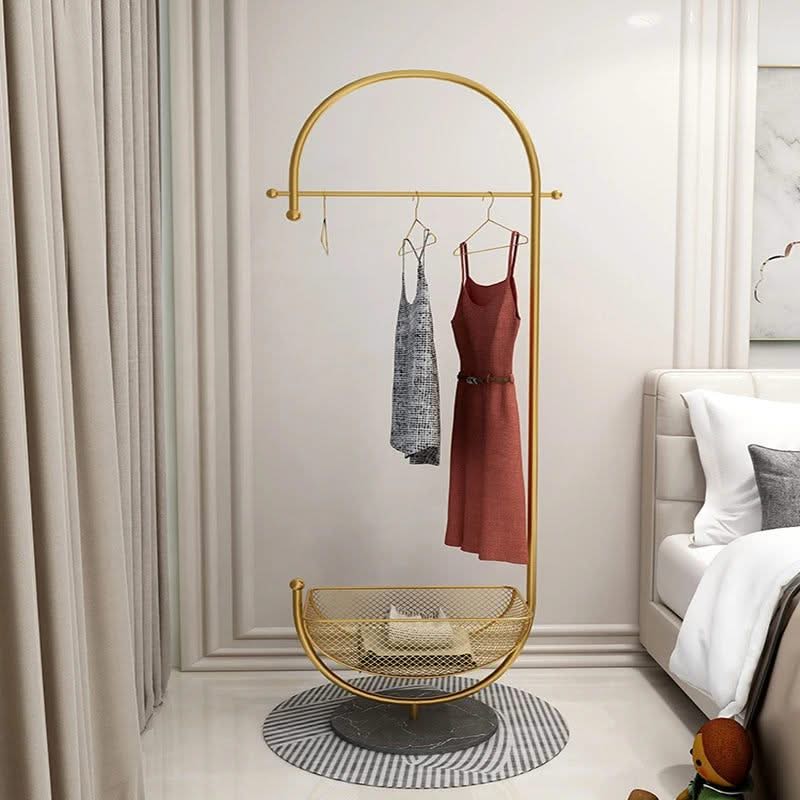 Clothing Rack Floor Standing Valet Corner-ChandeliersDecor.com