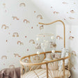 ChandeliersDecor.com-Kids Nursery Bohemian Wall Decals-Clouds Rainbow Wall Decal: Colorful Magic