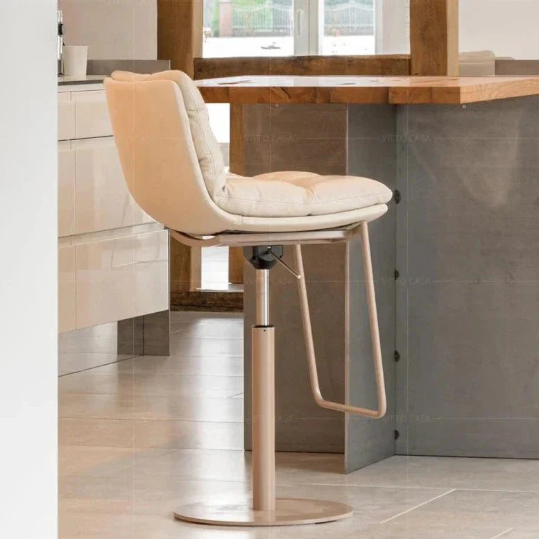 Cocina Kitchen Island Counter Leather Bar Chair-ChandeliersDecor.com