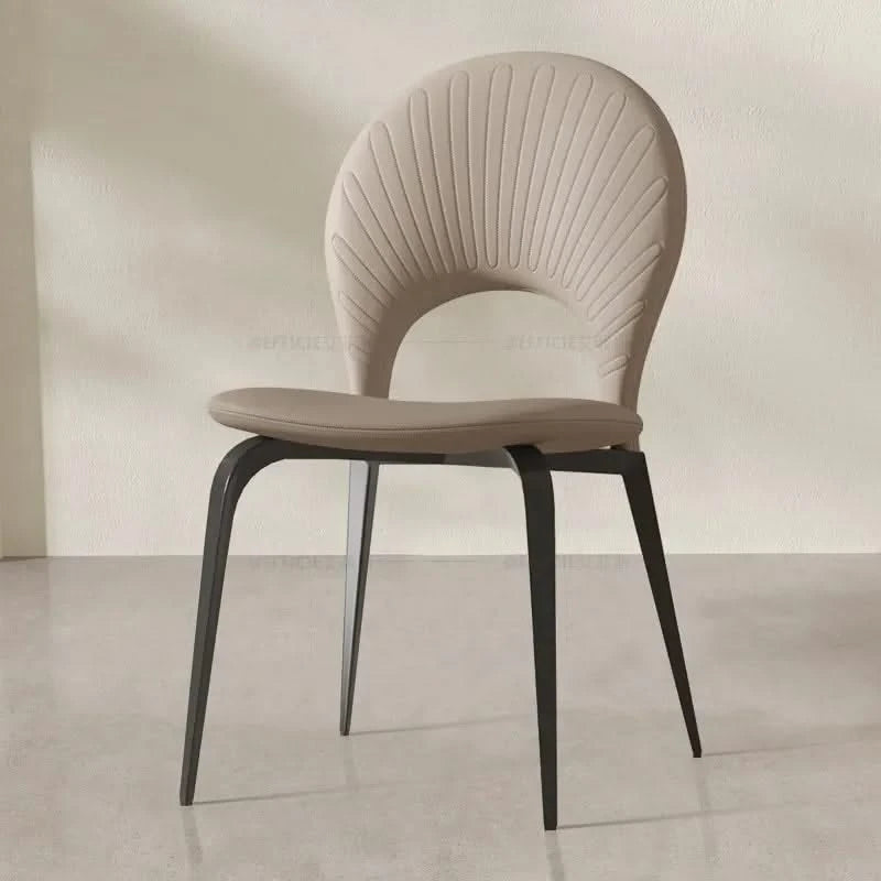 Comedor Leather Wooden Dining Chair-ChandeliersDecor.com