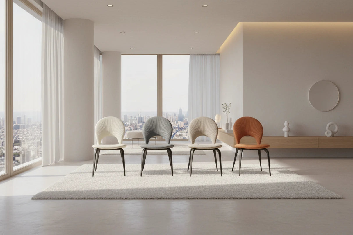 Comedor Leather Wooden Dining Chair-ChandeliersDecor.com