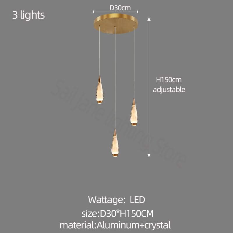 Cones Staircase Chandelier: Exquisite Lighting Solution-ChandeliersDecor.com