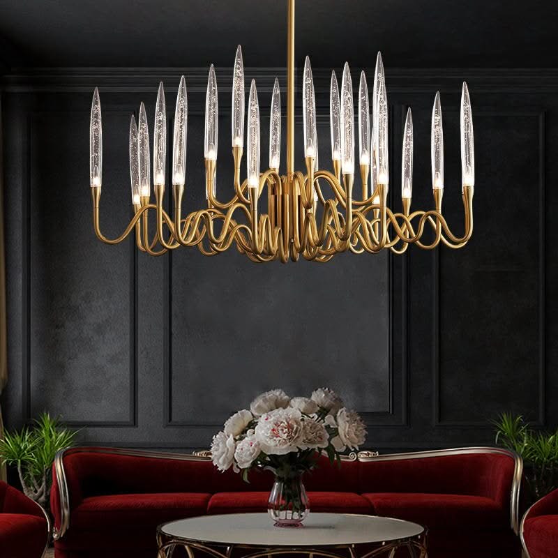 Copper Candles Chandelier: Elegant Lighting Solution-ChandeliersDecor.com