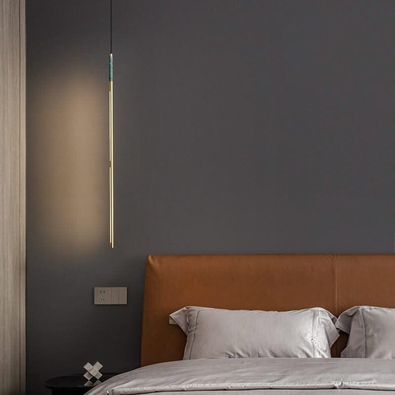 ChandeliersDecor.com-Chandeliers-Copper Pendant Light - Marble Ceiling Light