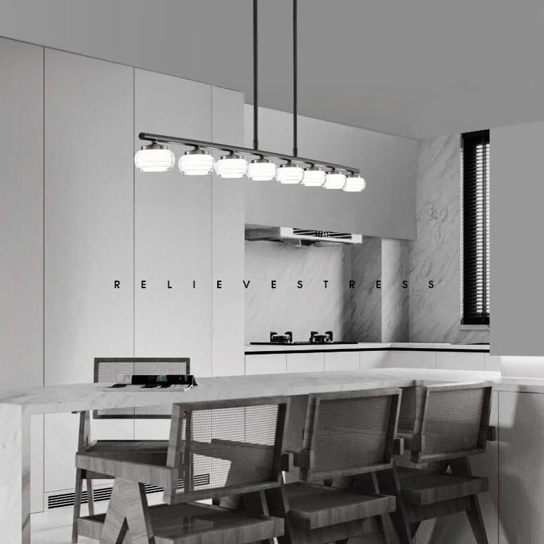 Copper Strip Creative Bar Hanging light-ChandeliersDecor.com