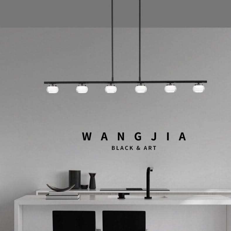 Copper Strip Creative Bar Hanging light-ChandeliersDecor.com