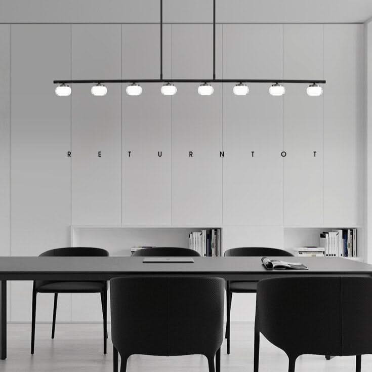 Copper Strip Creative Bar Hanging light-ChandeliersDecor.com