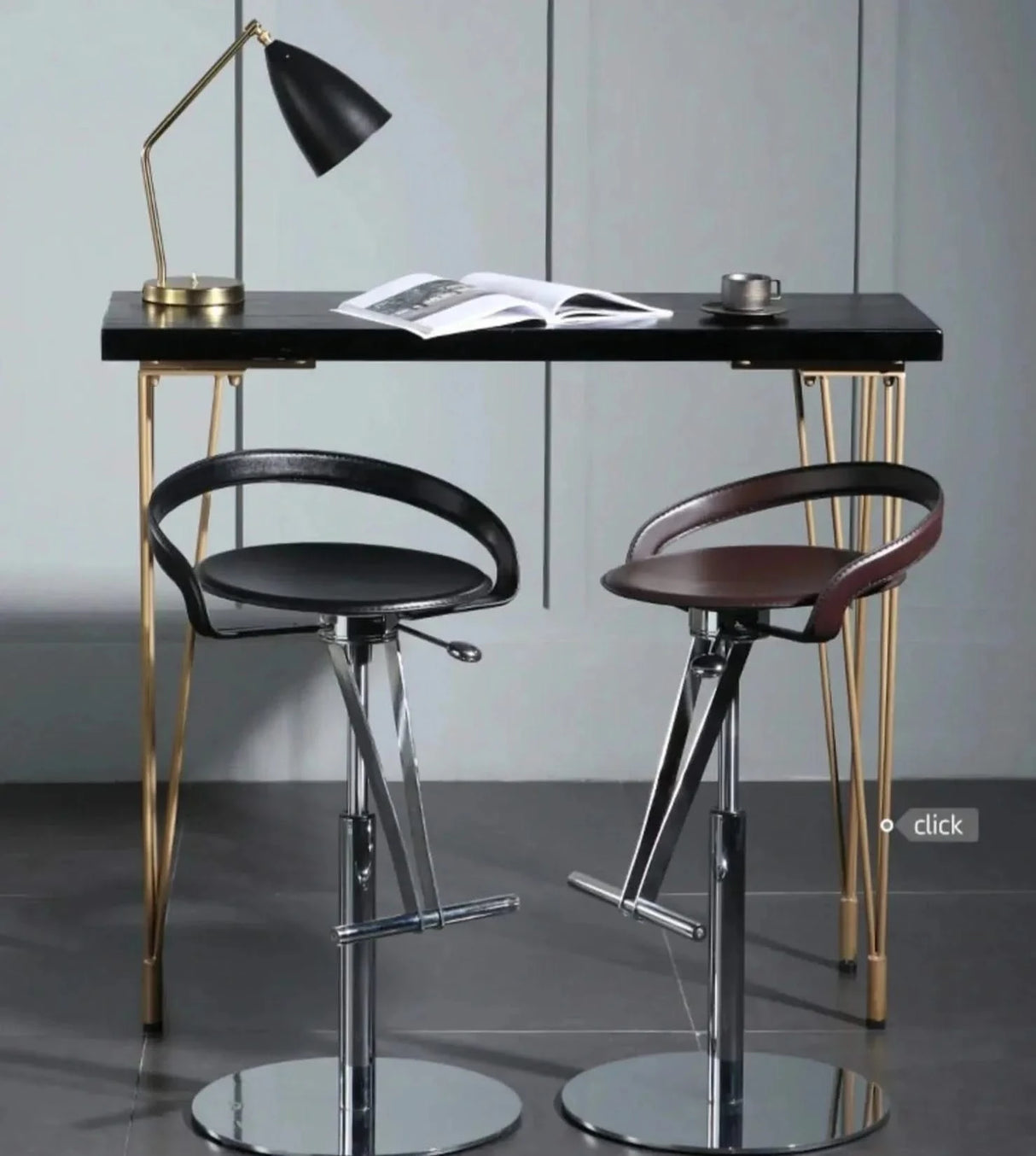 Counter Ergonomic Bar Chair for Kitchen Island Counter-ChandeliersDecor.com