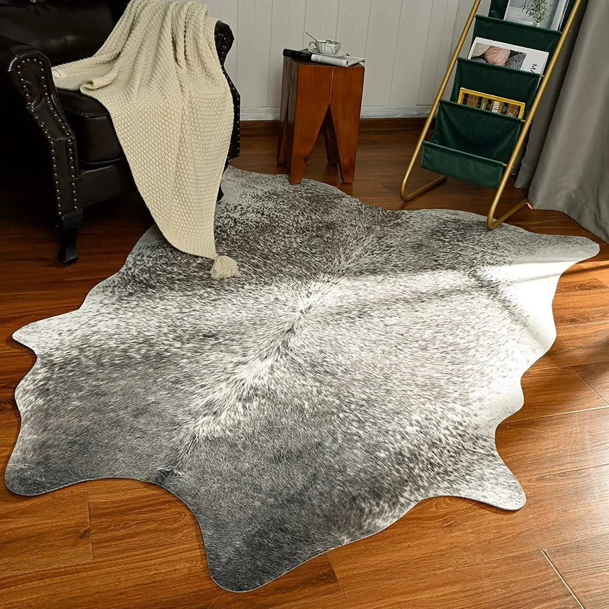 Cowhide Carpet: Natural Elegance for Stylish and Cozy Spaces-ChandeliersDecor.com