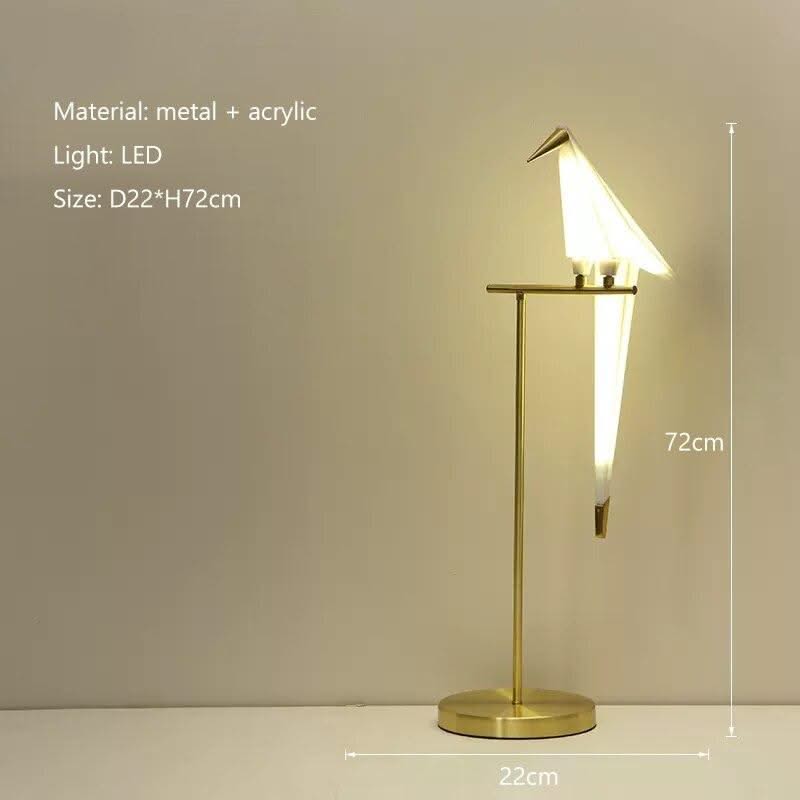 ChandeliersDecor.com-Floor Lamp-Crane The Bird LED Floor Lamp: Illuminate in Style