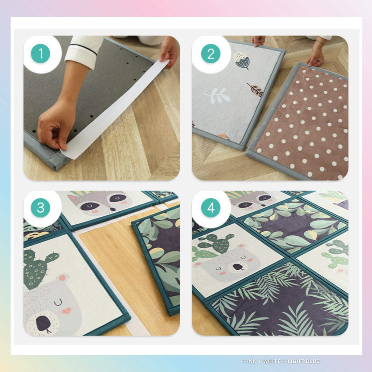 ChandeliersDecor.com-Play Mats-Crawling Mat Tiles - Baby Puzzle Floor Mat