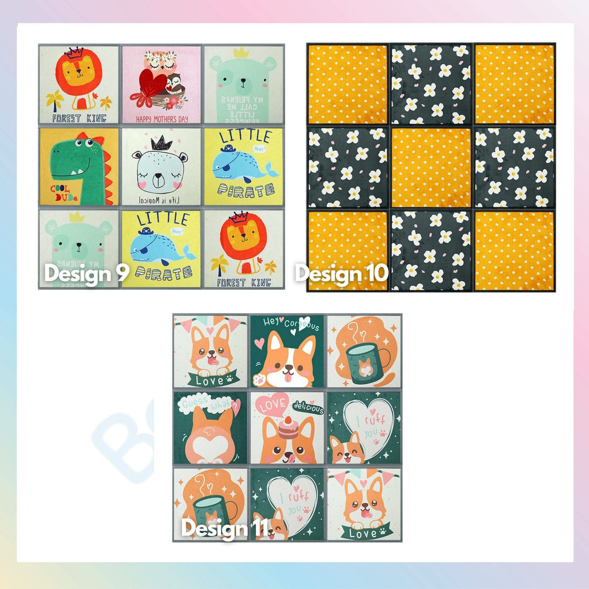 ChandeliersDecor.com-Play Mats-Crawling Mat Tiles - Baby Puzzle Floor Mat