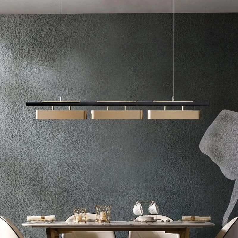 Creative Black Gold Combination Hanging Lamp-ChandeliersDecor.com