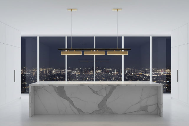 Creative Black Gold Combination Hanging Lamp-ChandeliersDecor.com